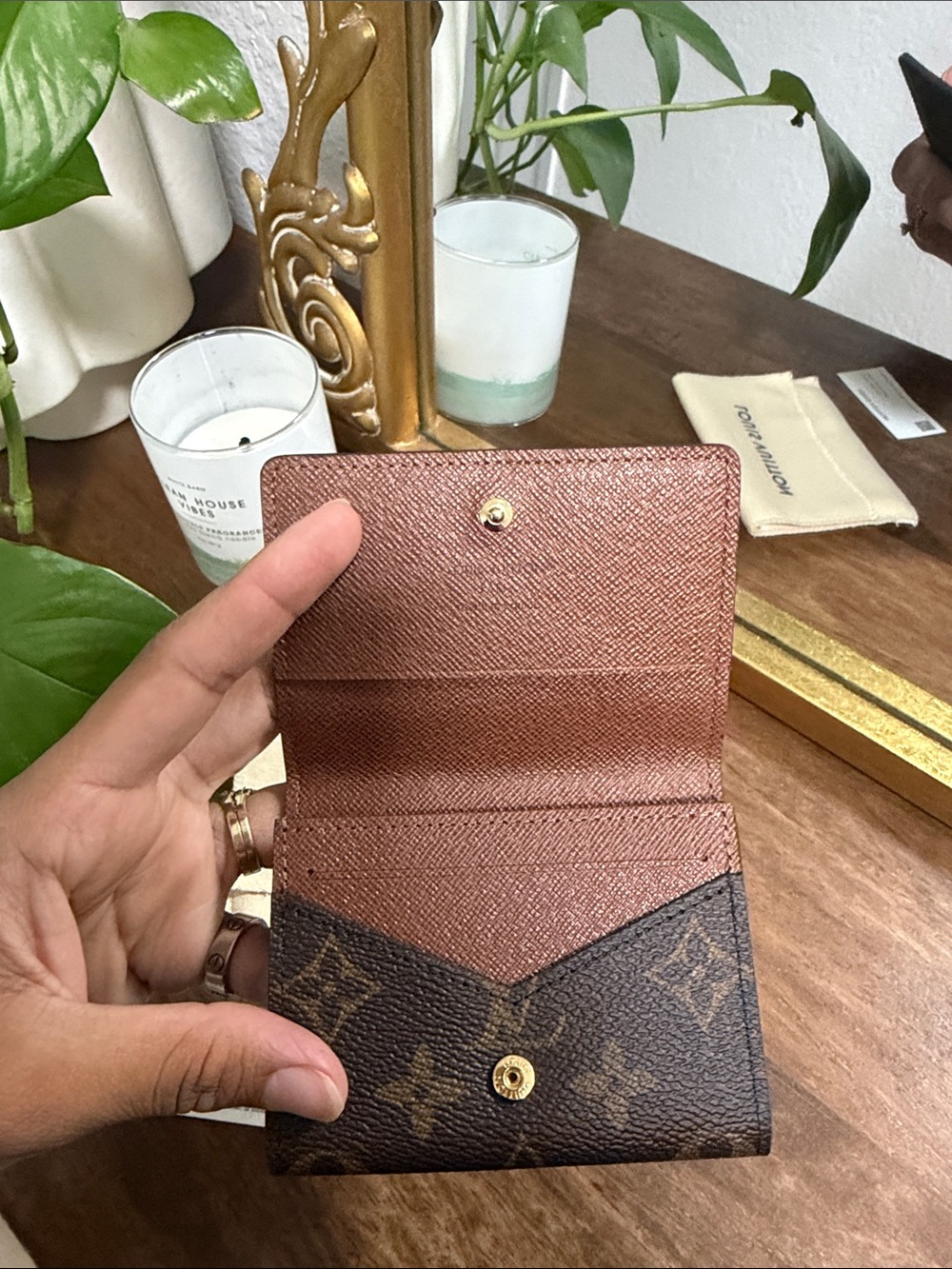 Louis Vuitton envelope business Card Holder Wallet - Picture 10 of 12
